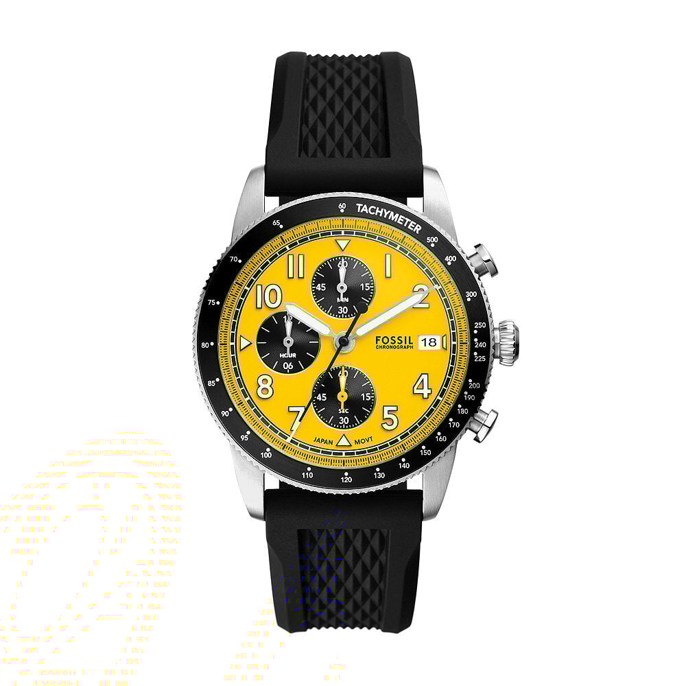 Montre Fossil Sport Tourer Jaune - Montres étanches Homme | Marc Orian