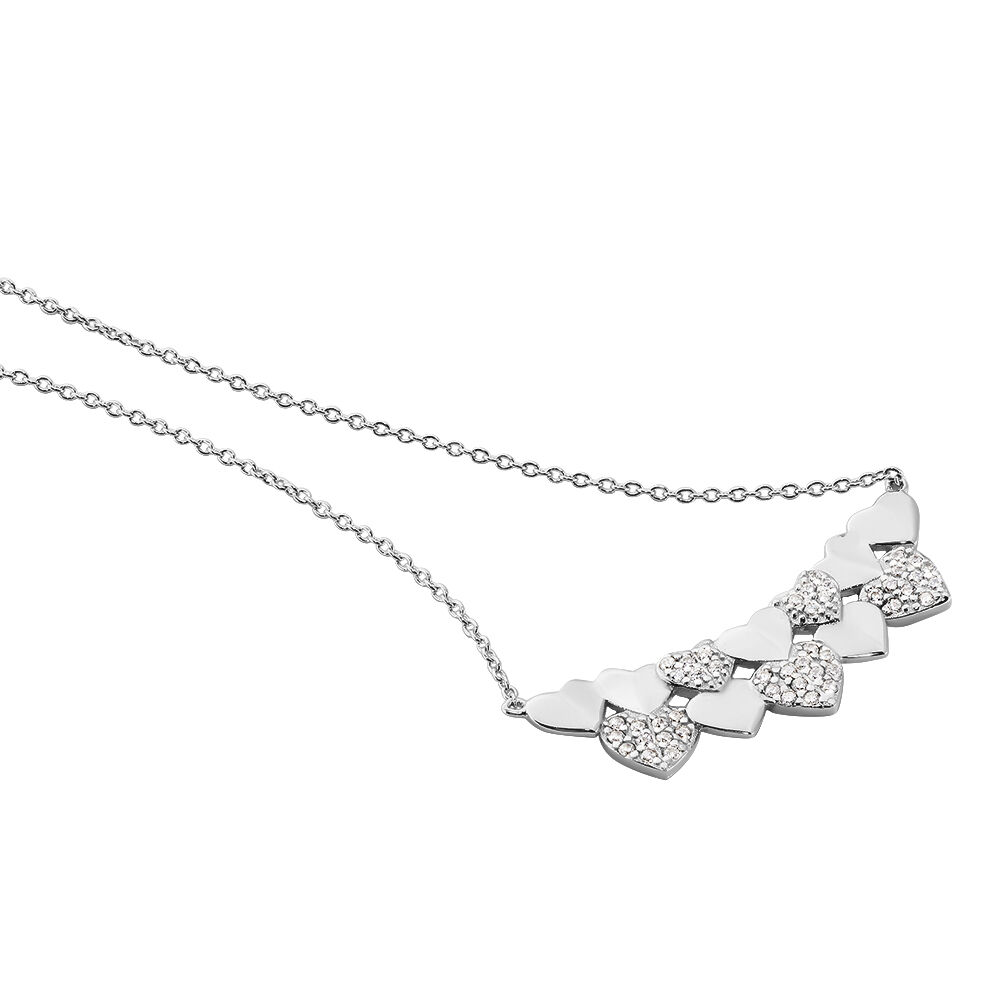 Collier Haylee Argent Blanc Oxyde De Zirconium - Colliers avec pierres Femme | Marc Orian