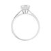Solitaire Or Blanc Laurian Oxyde De Zirconium Blanc - Solitaires Femme | Marc Orian