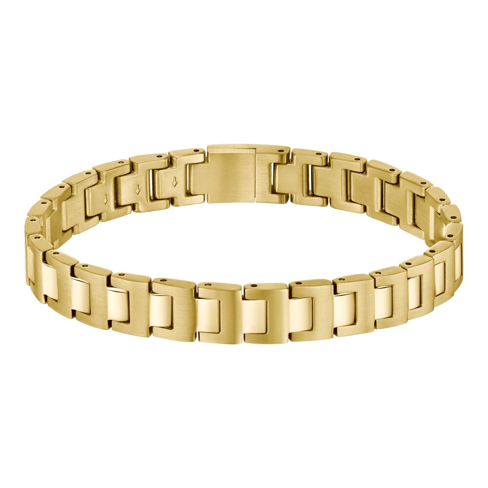 Bracelet Boss Candor Acier Jaune - Bracelets chaînes Homme | Marc Orian