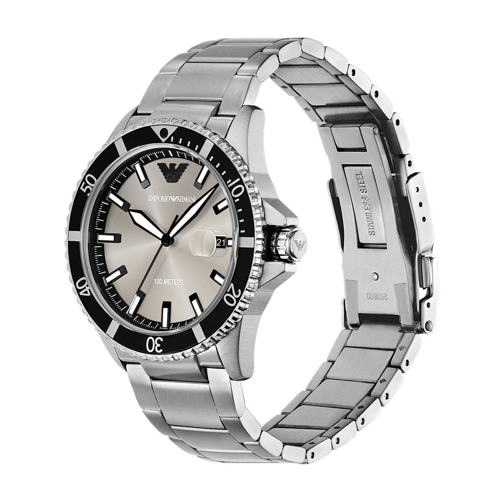 Montre Emporio Armani World Explorer Gris - Montres étanches Homme | Marc Orian