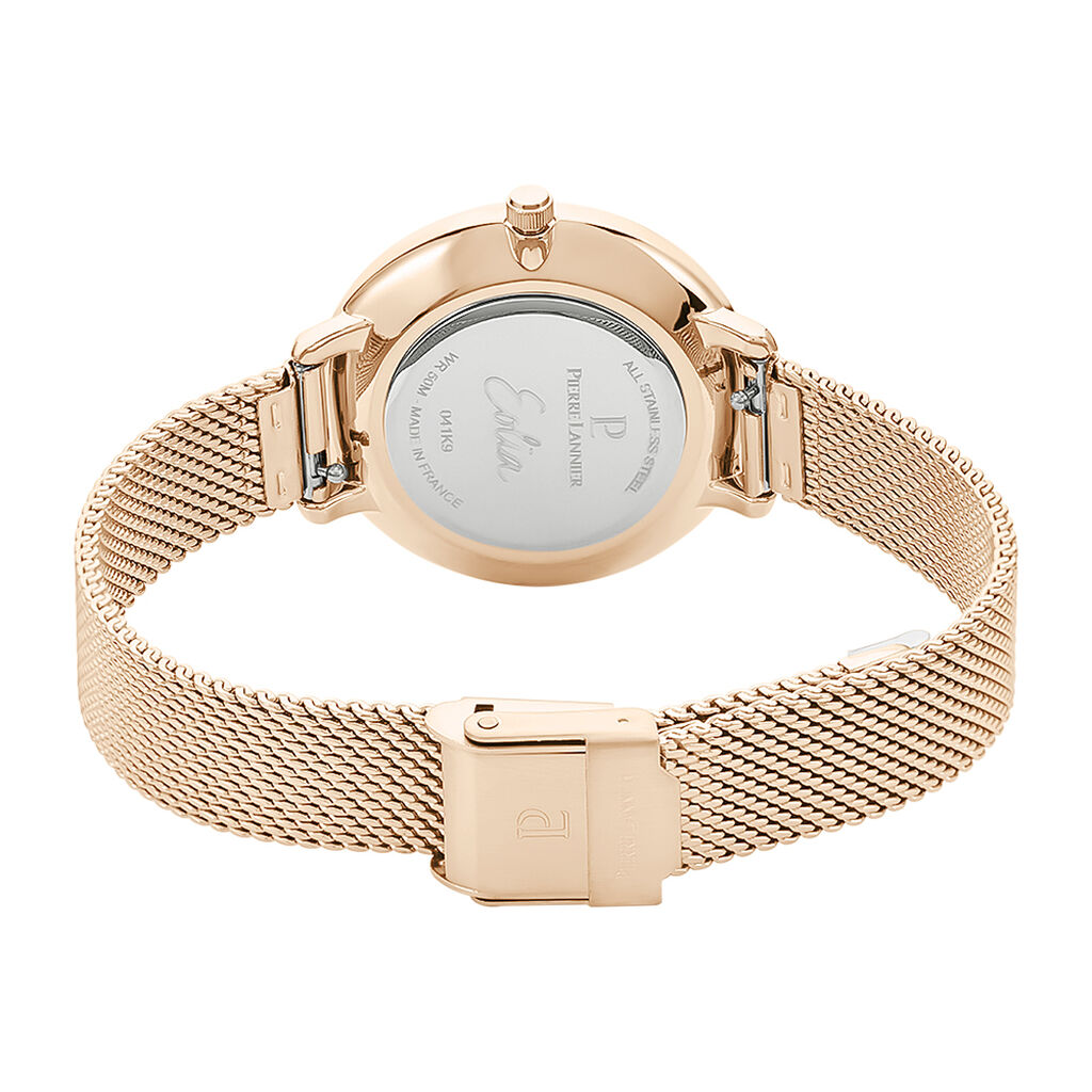 Montre Pierre Lannier Eolia Doré Rose - Montres Femme | Marc Orian