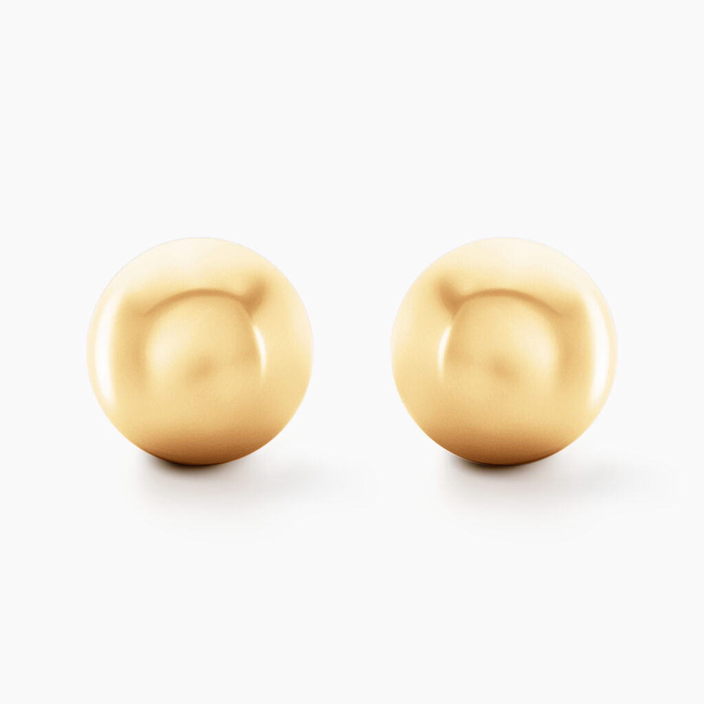 Boucles D'oreilles Puces Fidelia Boule Or Jaune - Puces Femme | Marc Orian