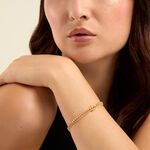 Bracelet Damaris Argent Dor&eacute; A L'Or 750/1000 - Bracelets cha&icirc;nes Femme | Marc Orian