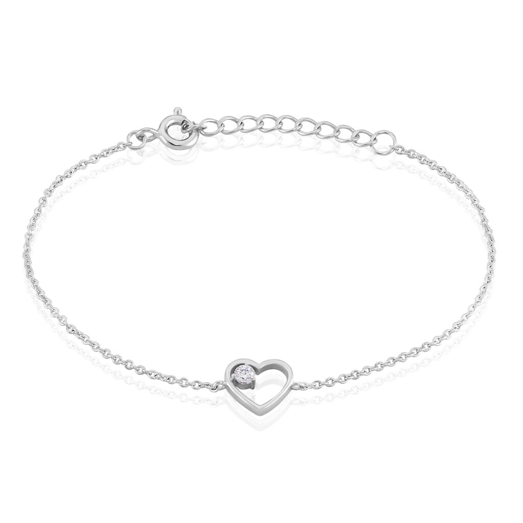Bracelet Devona Argent Blanc Oxyde De Zirconium - Bracelets chaînes Femme | Marc Orian