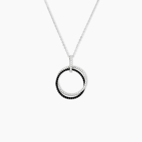 Collier Livvy Argent Blanc Oxyde De Zirconium - Colliers avec pierres Femme | Marc Orian