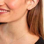 Boucle D'oreille Puce Unitaire Victoria Or Jaune Diamant - Puces Famille | Marc Orian