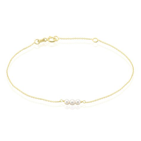 Bracelet Or Jaune Heliantheme Perles - Bracelets chaînes Femme | Marc Orian