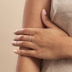 Bague Alizee Or Rose Diamant - Bagues pierres pr&eacute;cieuses Femme | Marc Orian