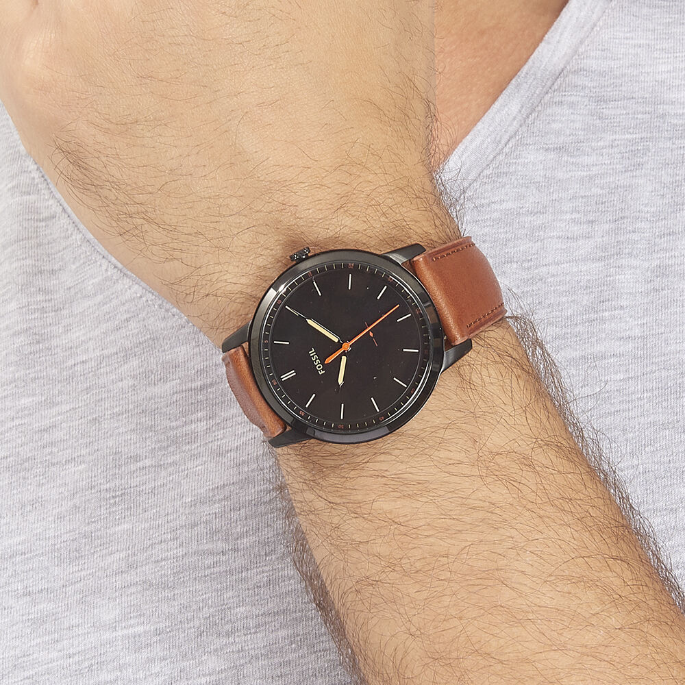 Montre Fossil Minimalist Noir - Montres classiques Homme | Marc Orian