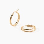 Cr&eacute;oles Double Plaqu&eacute; Or Jaune - Cr&eacute;oles Femme | Marc Orian