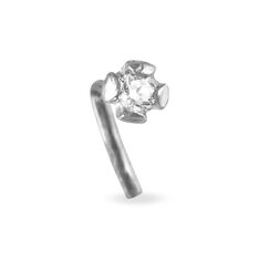 Piercing De Nez Demetrie Or Blanc Diamant - Piercing Famille | Marc Orian