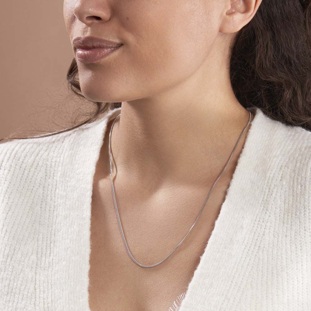 Chaîne Clementine Argent Blanc - Chaines Unisex | Marc Orian