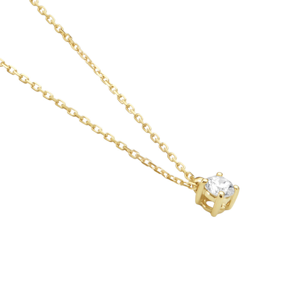 Collier Elfa Or Jaune Diamant - Colliers avec pierres Femme | Marc Orian