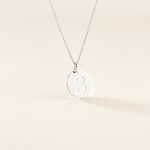 Pendentif Efiso Argent Blanc - Bijoux fantaisie Famille | Marc Orian