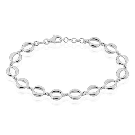 Bracelet Rinae Argent Blanc - Bracelets chaînes Femme | Marc Orian