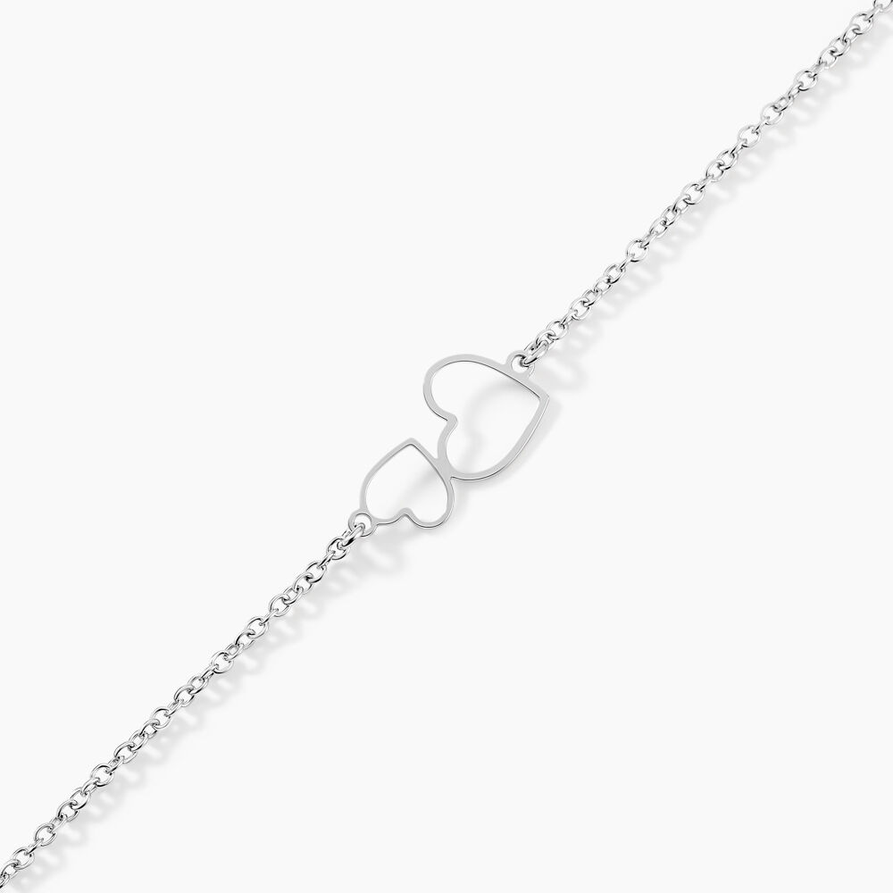 Bracelet Estina Argent Blanc - Bracelets chaînes Femme | Marc Orian