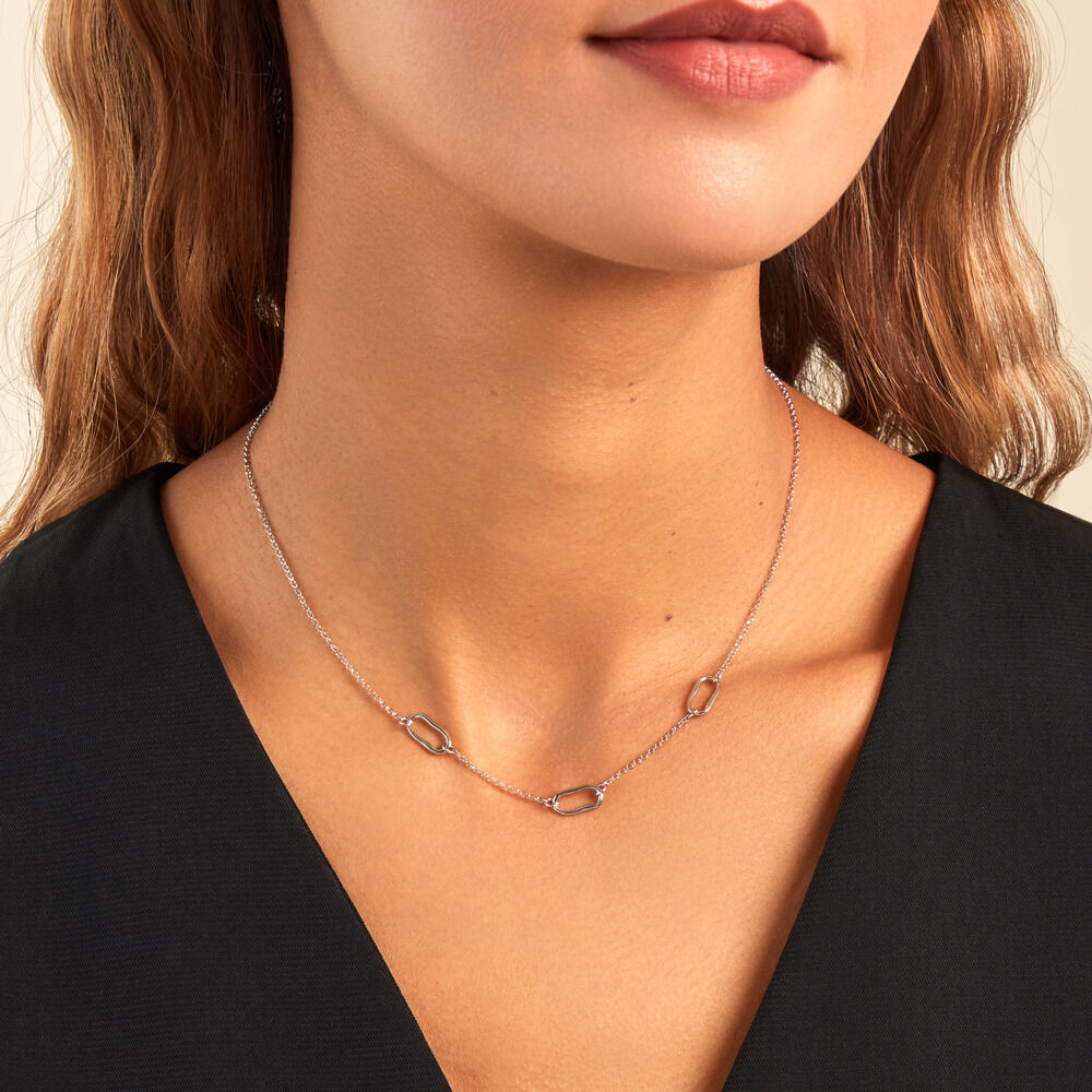 Collier Cherazade Argent Blanc - Colliers Femme | Marc Orian
