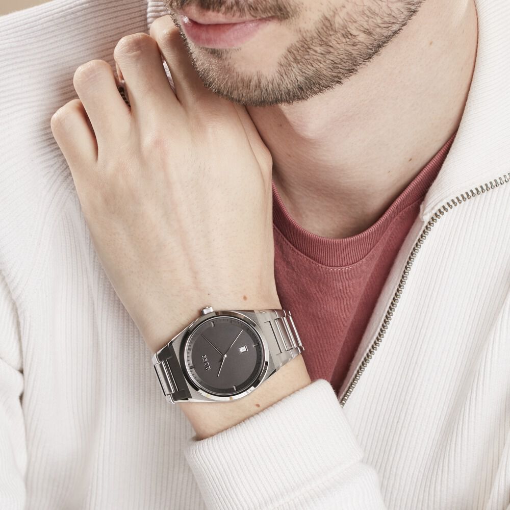 Montre Boss Steer Gris - Montres étanches Homme | Marc Orian