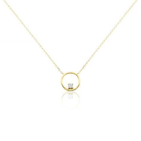 Collier Cornioa Or Jaune Diamant - Colliers avec pierres Femme | Marc Orian