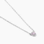 Collier Auxana Argent Blanc Oxyde De Zirconium - Colliers avec pierres Femme | Marc Orian