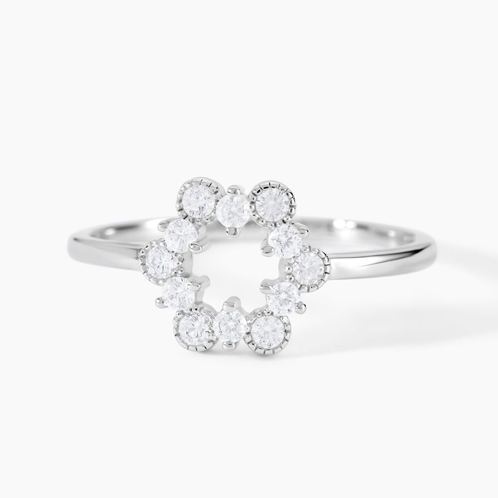 Bague Astrea Argent Blanc Oxyde De Zirconium - Bijoux fantaisie Femme | Marc Orian
