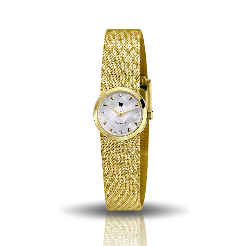 Montre Lip Henriette 22 Nacre Blanche - Montres classiques Femme | Marc Orian