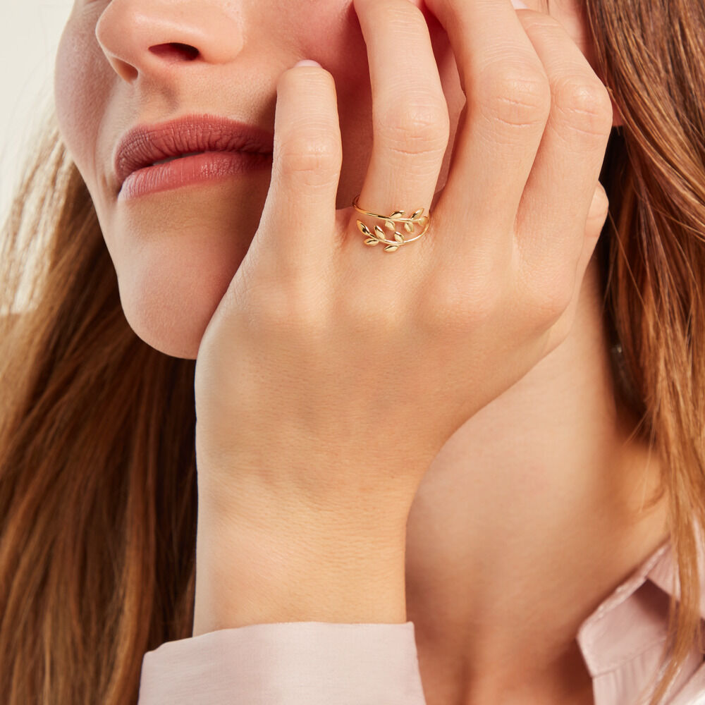 Bague Foliora Or Jaune -  Femme | Marc Orian