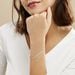 Bracelet Zoubeida Argent Blanc - Bracelets mailles Femme | Marc Orian