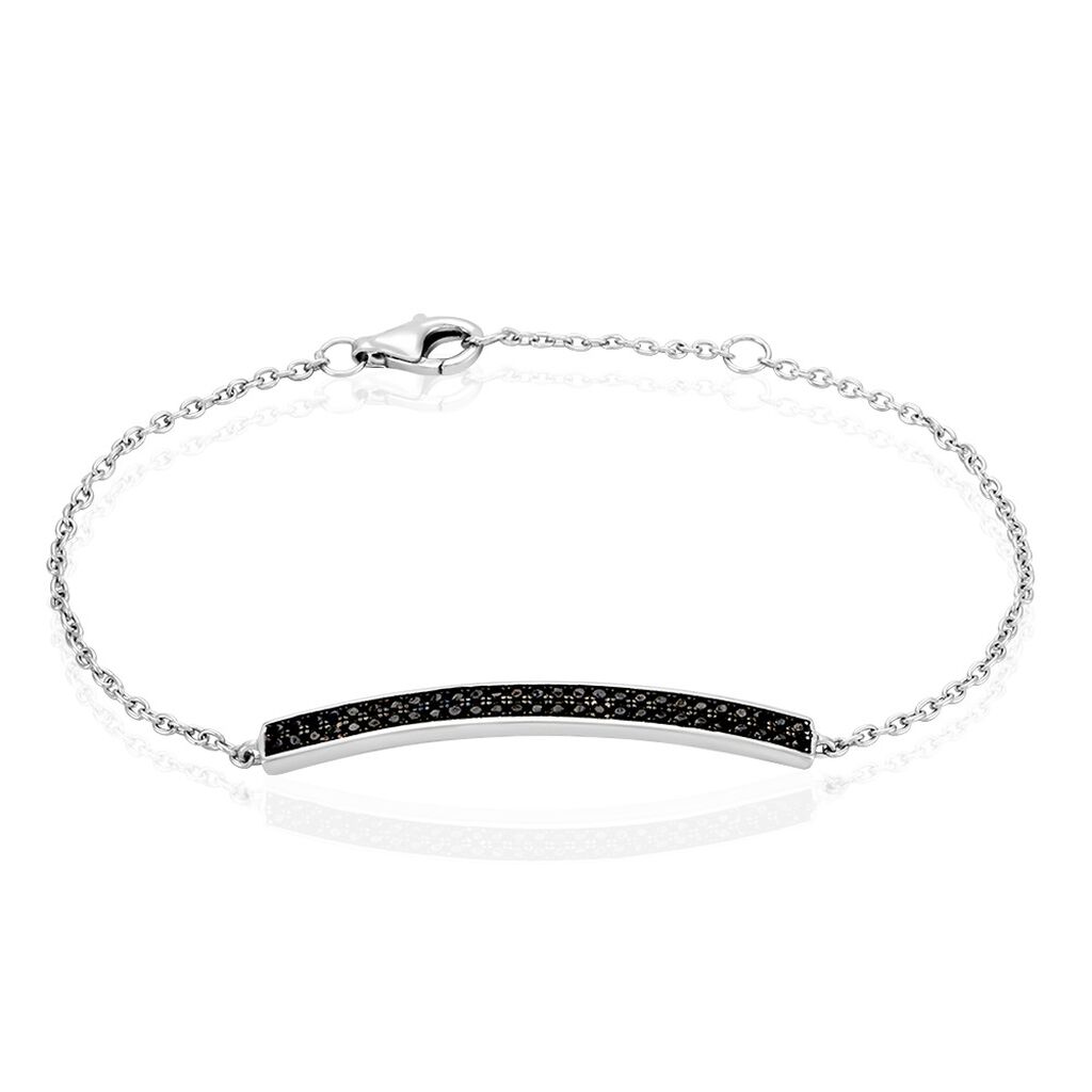 Bracelet Septima Argent Blanc Spinelle - Bracelets fantaisie Femme | Marc Orian