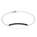 Bracelet Septima Argent Blanc Spinelle - Bracelets fantaisie Femme | Marc Orian