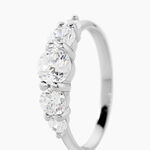 Bague Or Blanc Sibyllina Oxydes De Zirconium - Solitaires Femme | Marc Orian