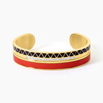 Bracelet Jonc Imagine Victoriano Acier Jaune Strass - Bracelets cuir Femme | Marc Orian