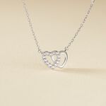 Collier Annae Argent Blanc Oxyde De Zirconium - Colliers avec pierres Femme | Marc Orian