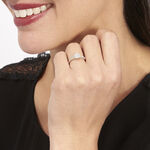 Bague Serena Or Blanc Diamant - Solitaires Femme | Marc Orian