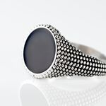 Bague Malek Argent Blanc - Id&eacute;es cadeaux Homme | Marc Orian