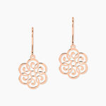 Boucles D'oreilles Pendantes Rubino Argent Rose - Pendantes Femme | Marc Orian