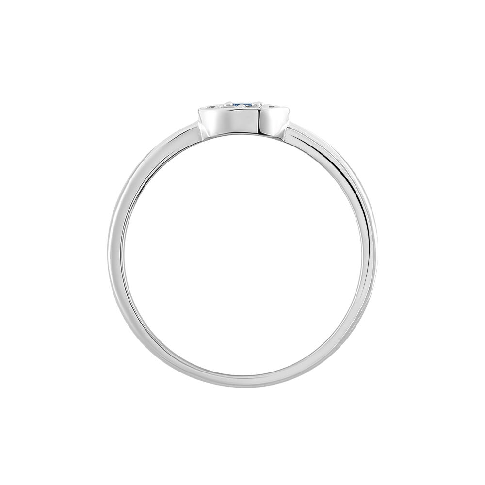 Bague Argent Blanc Auxana Oxyde De Zirconium - Bagues avec pierre Femme | Marc Orian