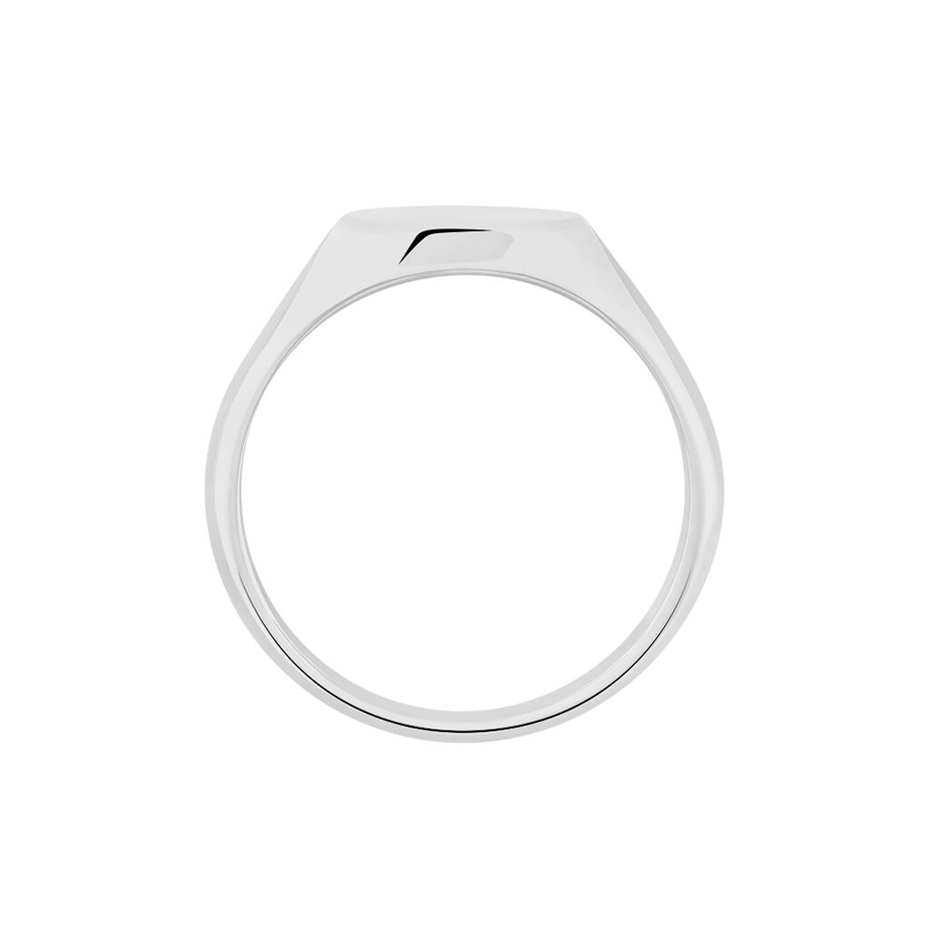 Chevalière Karl Argent Blanc - Chevalières Homme | Marc Orian