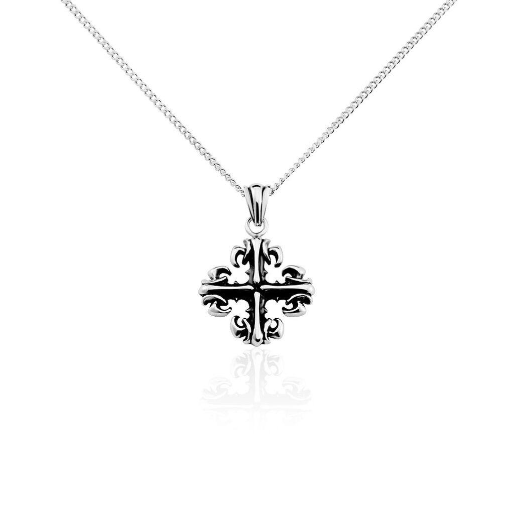 Collier Acier Blanc Satyre - Colliers fantaisie Homme | Marc Orian