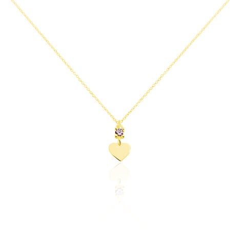 Collier Or Jaune Marie Lou Oxyde De Zirconium - Colliers avec pierres Enfant | Marc Orian