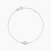 Bracelet Eryne Or Blanc - Bracelets Medailles Femme | Marc Orian