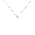 Collier Flamen Argent Blanc Oxyde De Zirconium - Colliers avec pierres Femme | Marc Orian