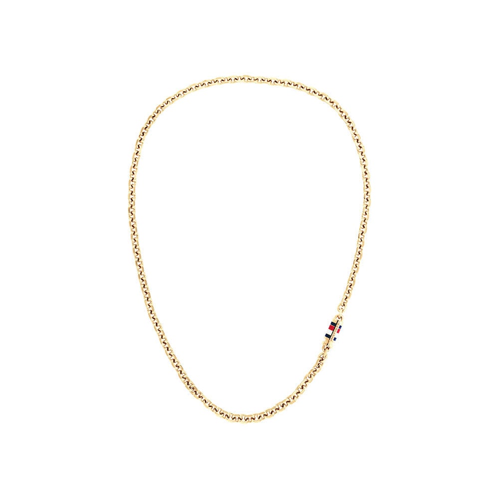 Collier Tommy Hilfiger Bruce Chain Acier Jaune - Colliers ete Homme | Marc Orian