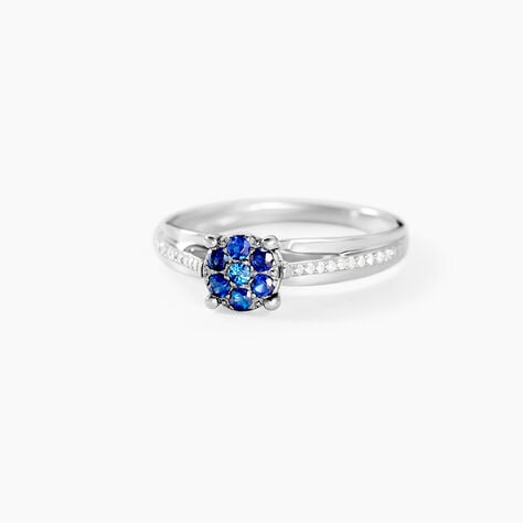 Bague Kate Or Blanc Saphir Et Diamant - Bagues vintage Femme | Marc Orian