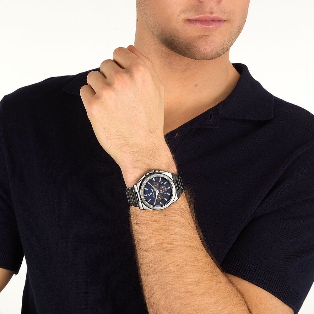 Montre Maserati Velocita Bleu - Montres &eacute;tanches Homme | Marc Orian