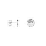 Boucles D'oreilles Puces Argent Grissil Oxydes De Zirconium - Puces Femme | Marc Orian