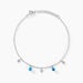 Bracelet Adiva Argent Blanc Turquoise - Bracelets chaînes Femme | Marc Orian