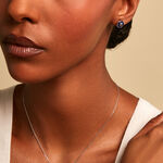 Boucles D'Oreilles Puces Talismania Argent Blanc Lapis Lazuli - Puces Femme | Marc Orian