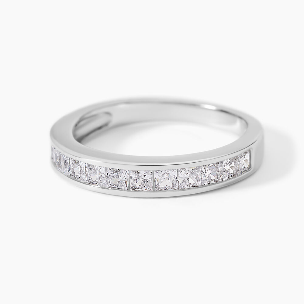 Alliance Olivia Argent Blanc Oxyde De Zirconium - Alliances duo Femme | Marc Orian